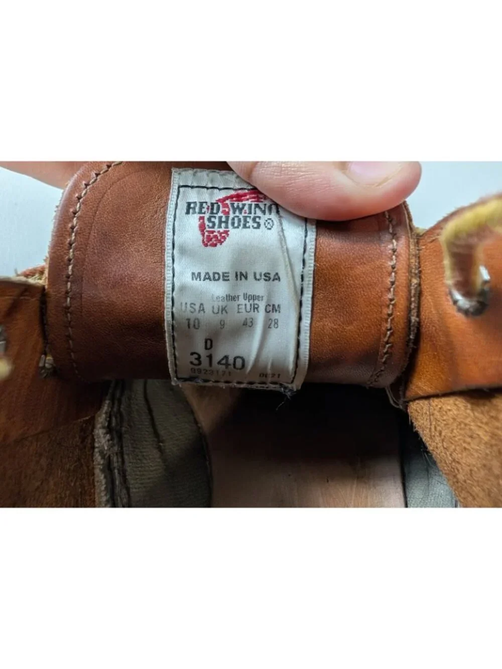 Red Wing brown leather chukka boots men's size 10